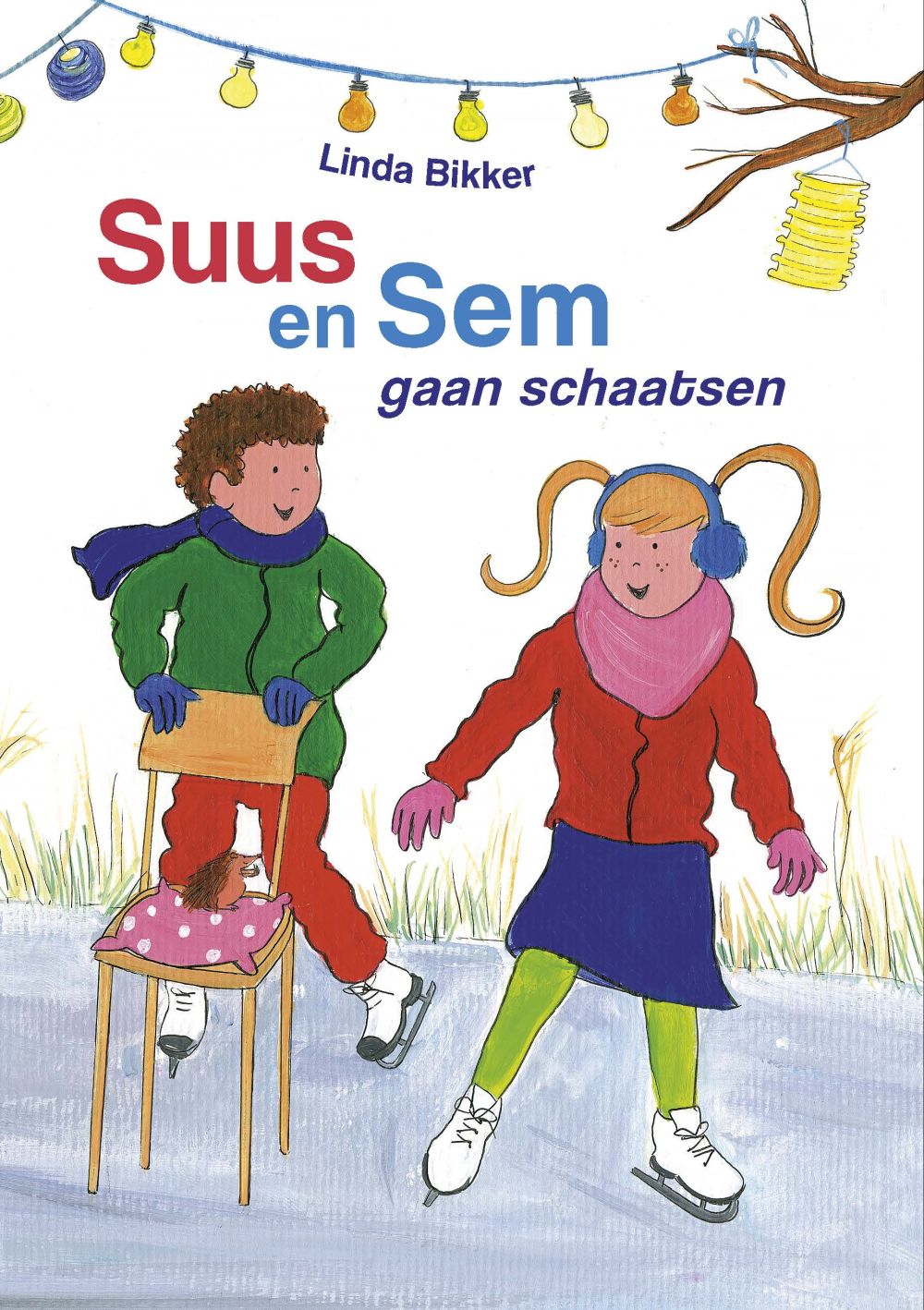 Suus en Sem gaan schaatsen